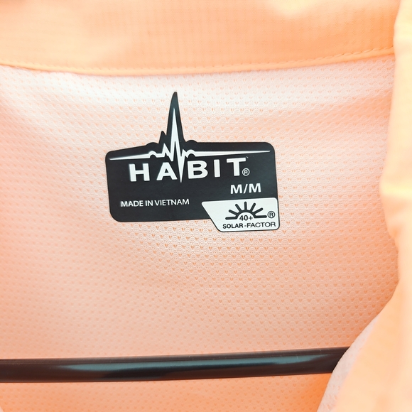 Habitat Women's Peach Button Down Shirt - Picture 2 of 5